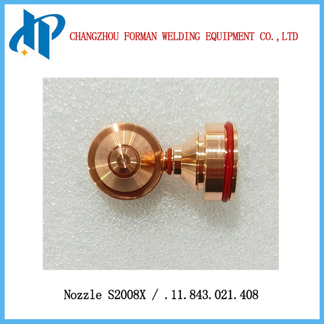S2008X 노즐 .11.843.021.408Kjellberg 플라즈마 절단 토치 소모품용 