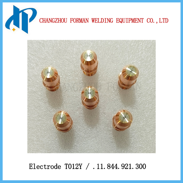 Kjellberg 플라즈마 절단 토치 소모품용 전극 T012Y 음극 .11.844.921.300 