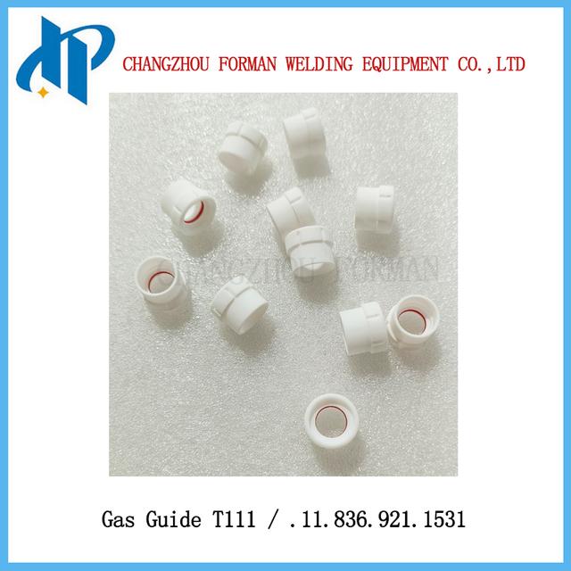 Kjellberg 플라즈마 절단 토치 소모품 교체용 소용돌이 링 T111 가스 가이드 .11.836.921.1531