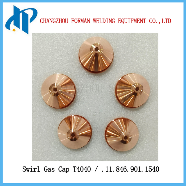 シールド T4040 スワールガスキャップ .11.846.901.1540 ケルベルグプラズマ切断トーチ消耗品用
