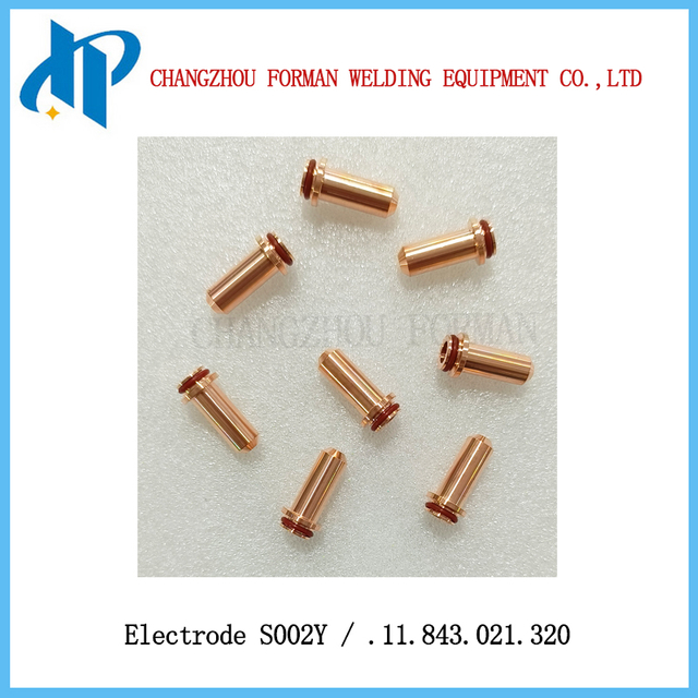 Kjellberg 플라즈마 절단 토치 소모품용 전극 S002Y 음극 .11.843.021.320 