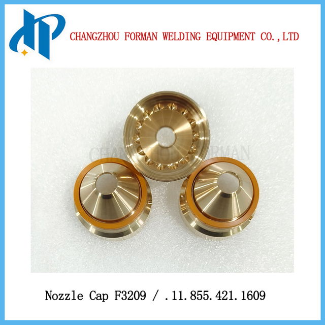 F3209 ノズルキャップ .11.855.421.1609 Kjellberg プラズマ切断トーチ消耗品 300-400A 用