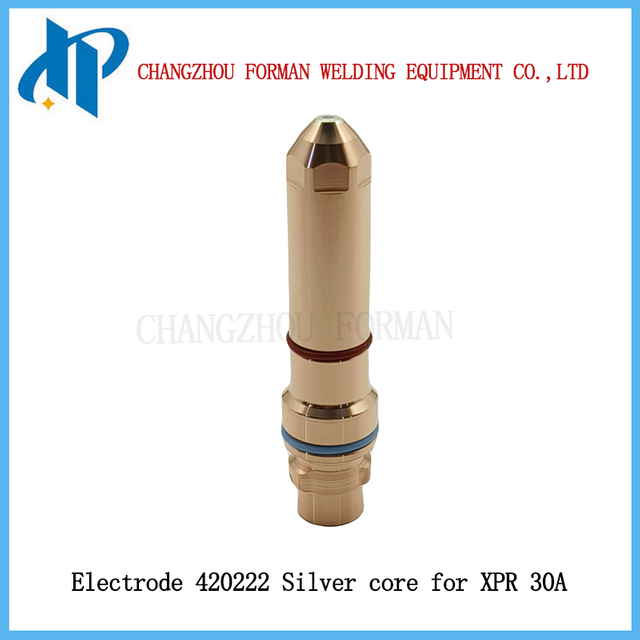 Electrodo 420222 N&uacute;cleo plateado de 4,0 mm para consumibles de antorcha de corte por plasma XPR 30A