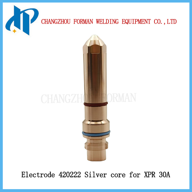 Electrodo 420222 N&uacute;cleo plateado de 4,0 mm para consumibles de antorcha de corte por plasma XPR 30A
