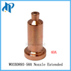 W03X0893-72A فوهة البلازما ممتدة 80A طرف مناسب لشعلة لينكولن الكهربائية LC105 / LC105m